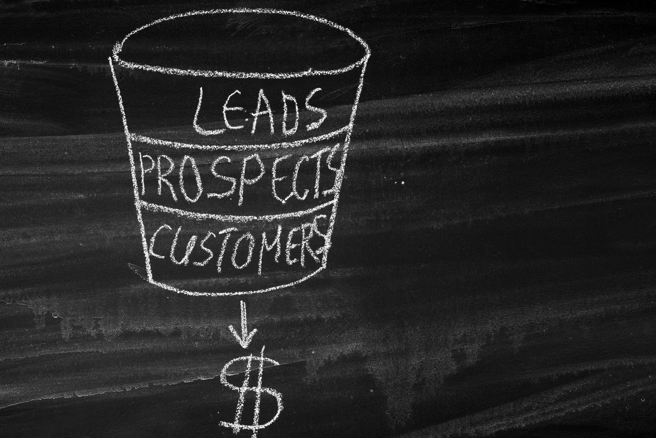 Sales Funnel Business Concept